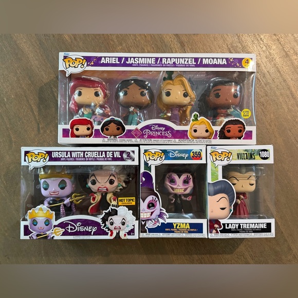 Funko Disney Princess and Villains Pop Figures Set - Multicolor - Picture 2 of 2
